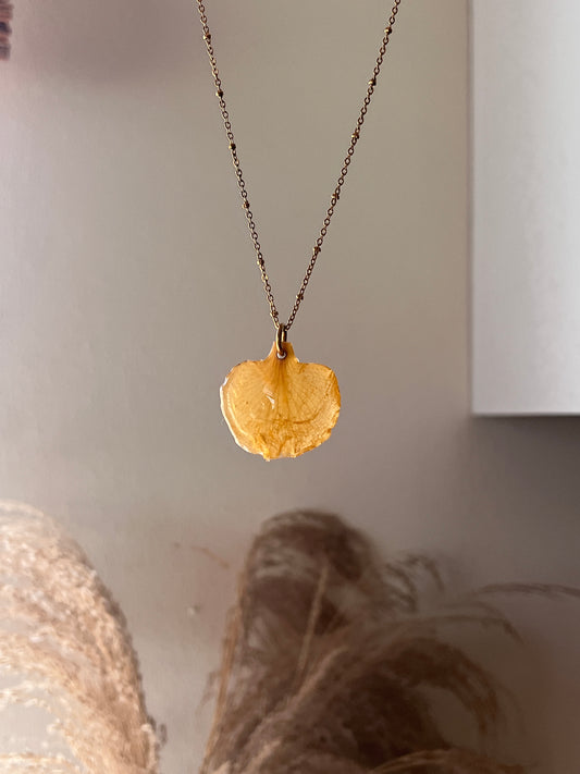 Flamboyán necklace amarillo