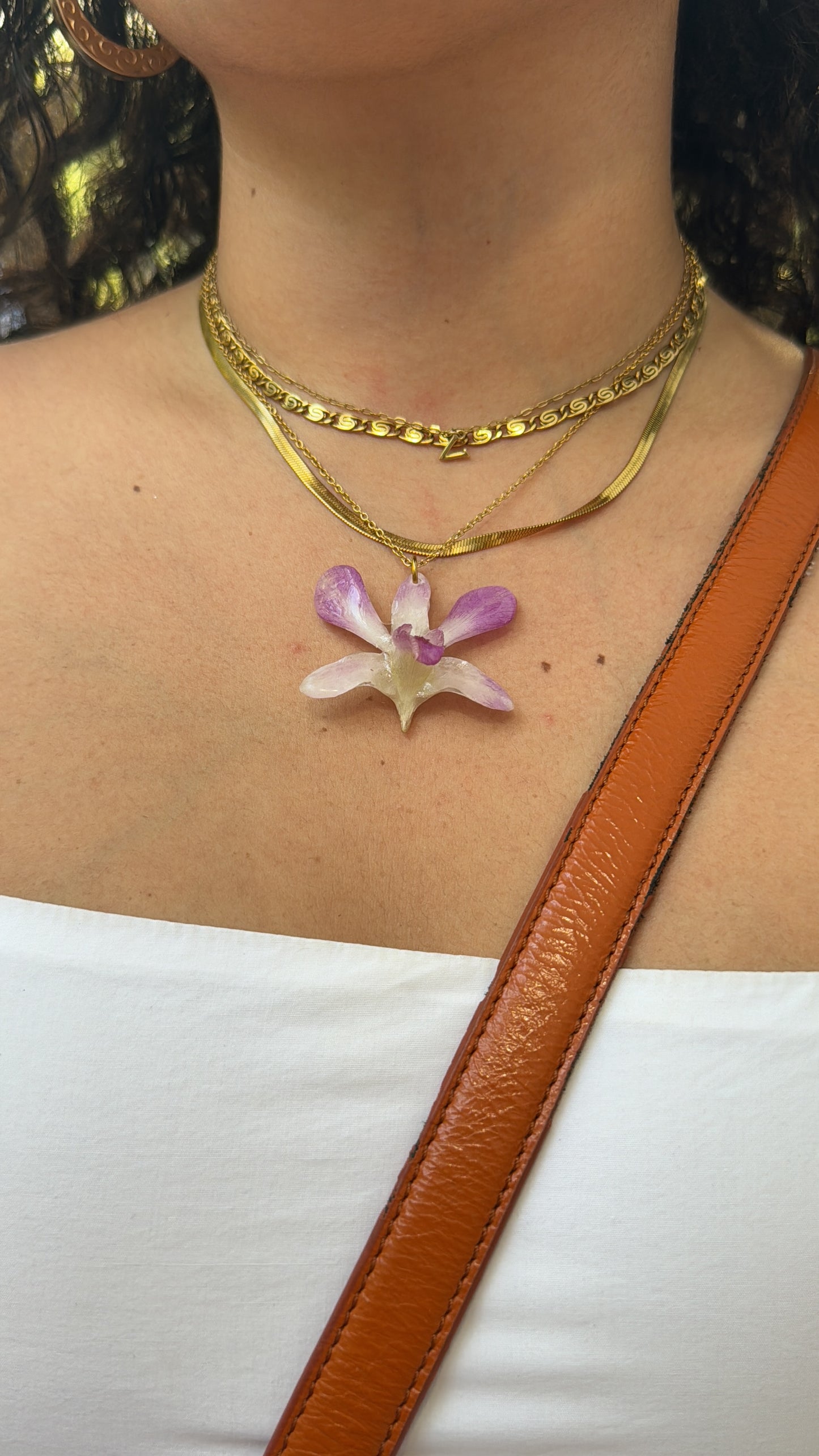 Orquídea necklace