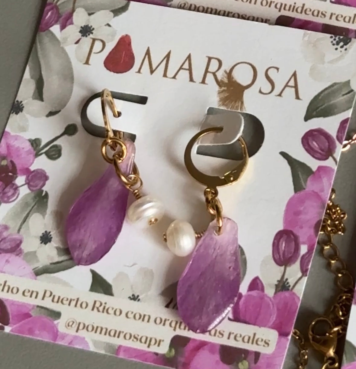 Orquídea pétalos