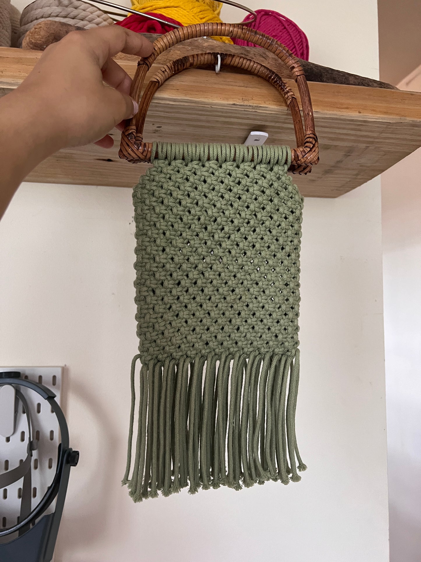 Macramé purse