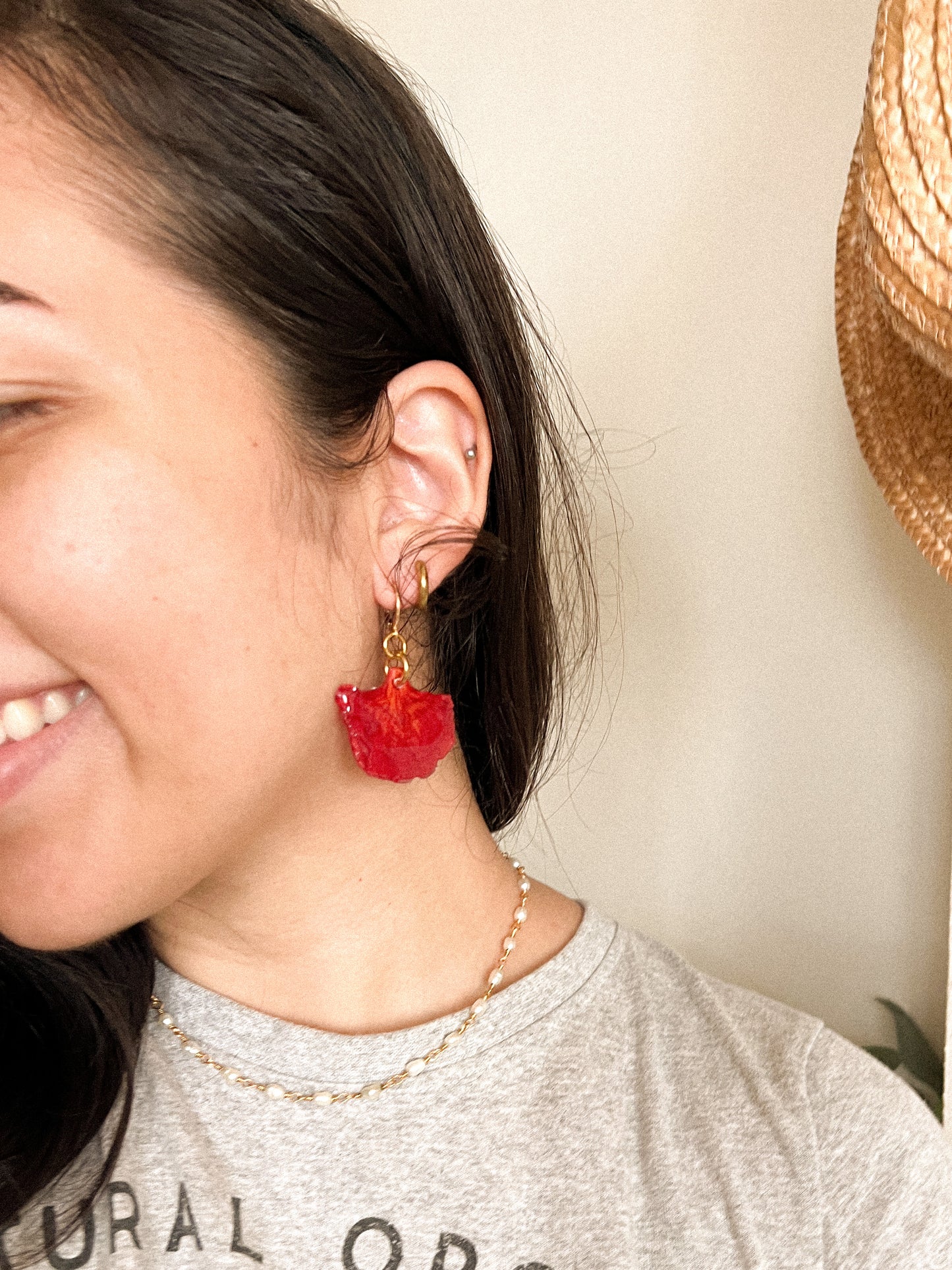 Flamboyán earrings