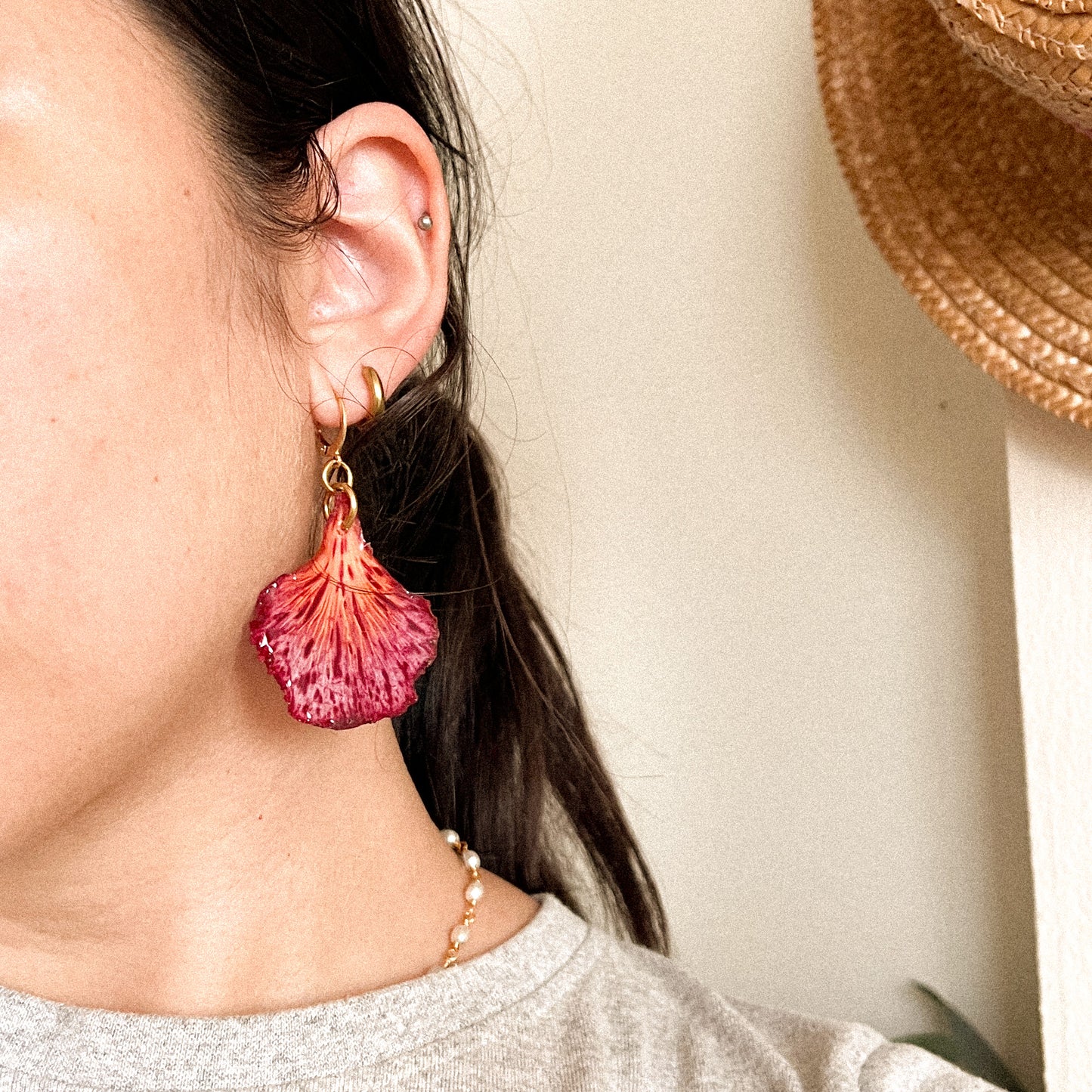 Flamboyán earrings