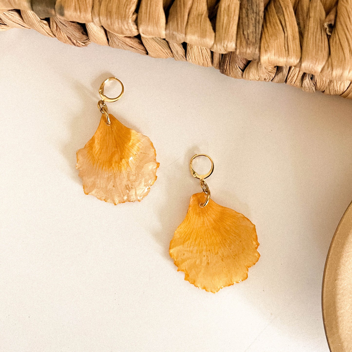 Flamboyán amarillo earrings