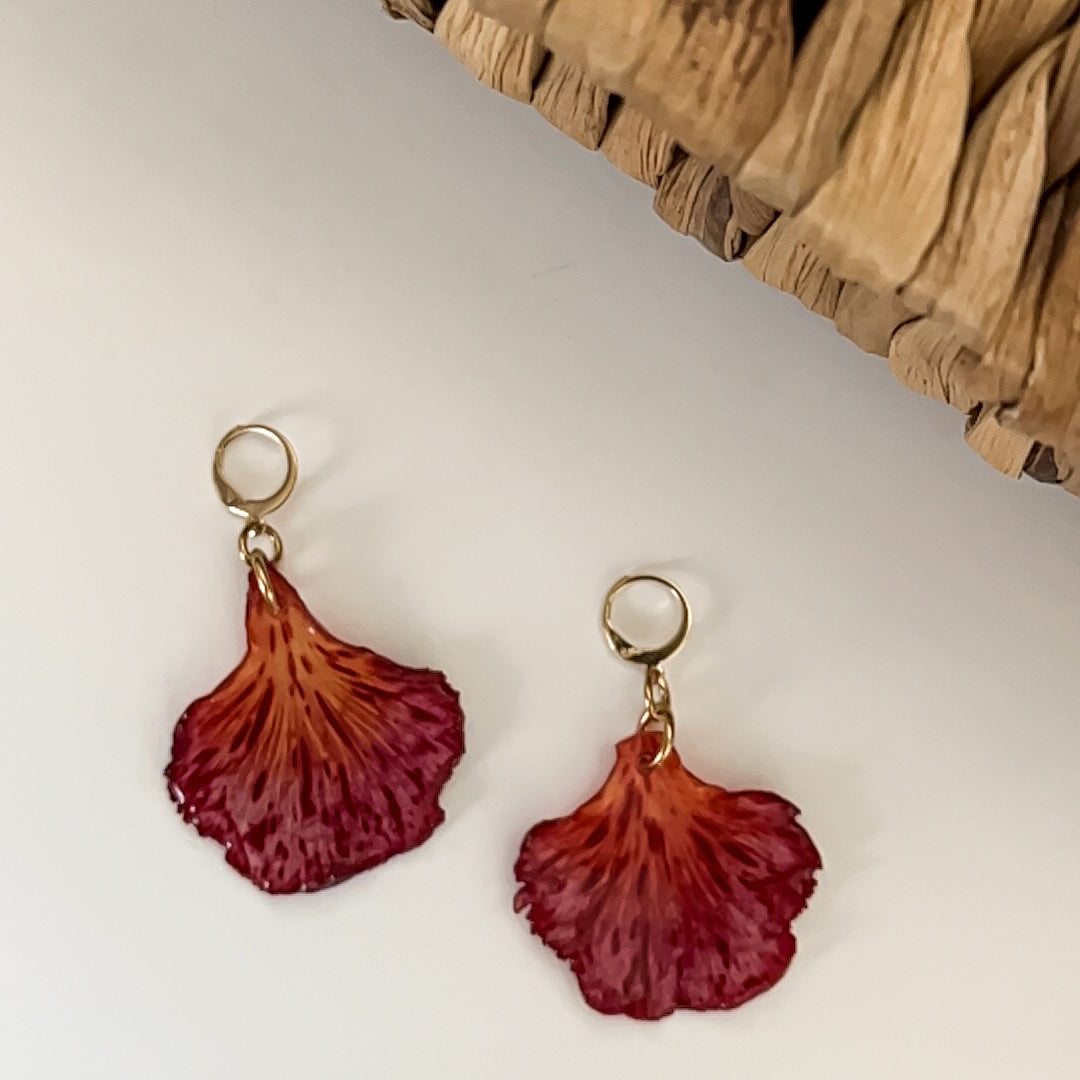 Flamboyán earrings